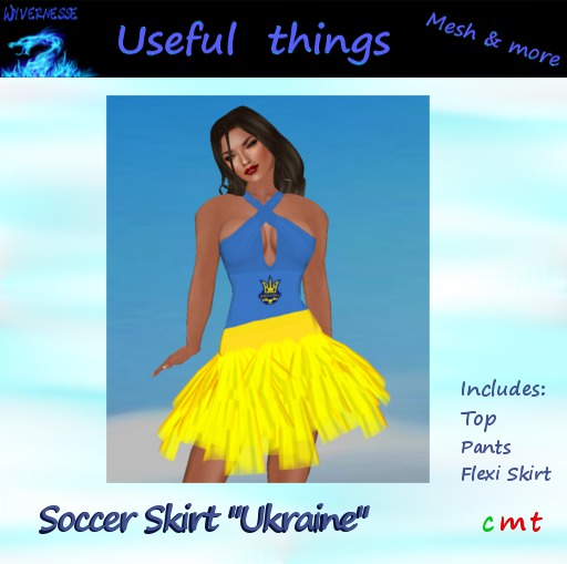 AWD Soccer Skirt "Ukraine" (Box)