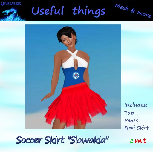 AWD Soccer Skirt "Slowakia" (Box)