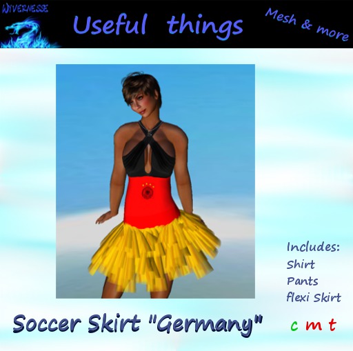 AWD Soccer Skirt "Germany" (Box)