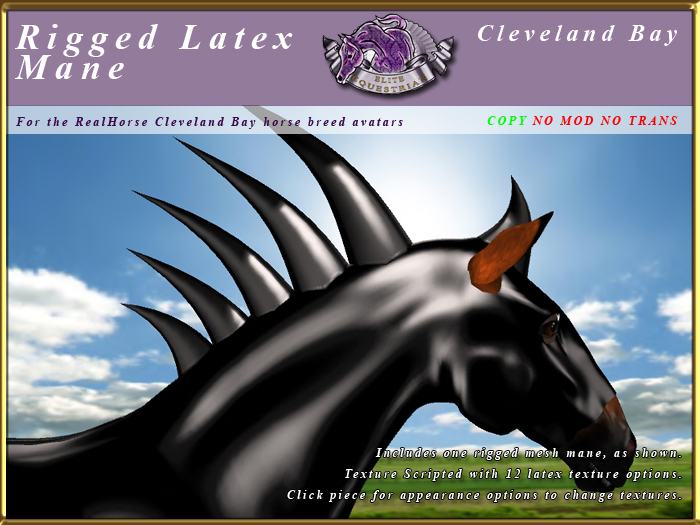 *E* Rigged Latex Mane [BOXED] RHCB