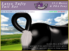 *E* Latex Tufty Tail Set [BOXED] RH Horse & Pony