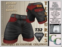 JIGSAW 025 SHORTS T32 FULL PERM TEXTURE