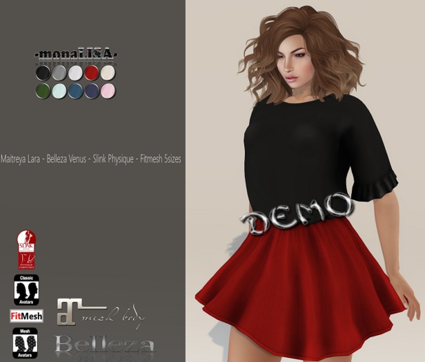 -mL- Ruxandra Dress (Maitreya/Venus/Physique/Fitmesh) - DEMO