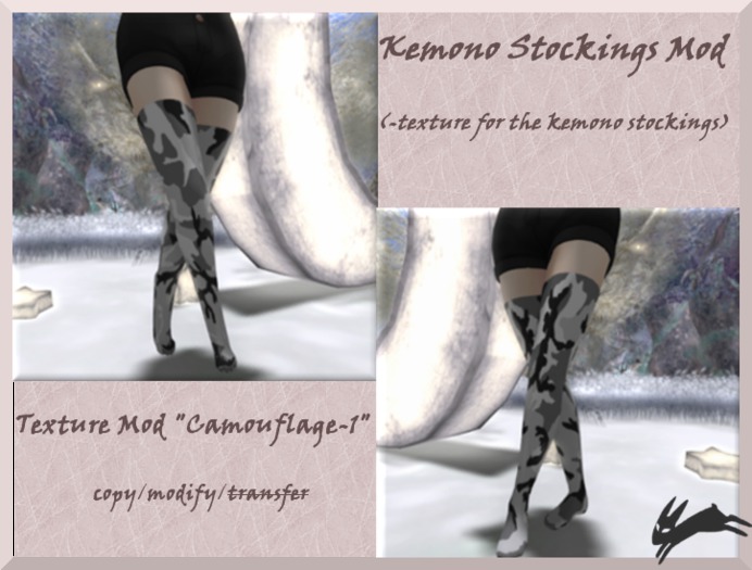 *TBR* Texture Mod For Kemono Stockings "Camouflage-1"