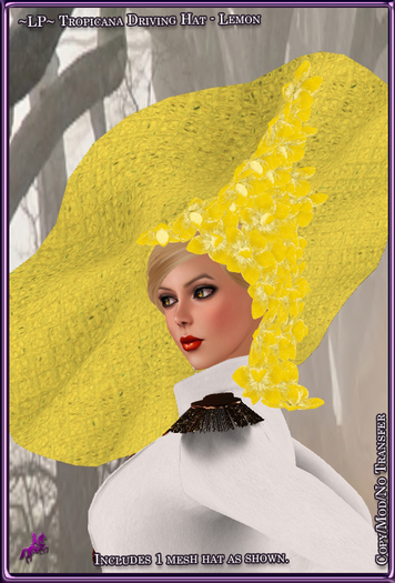 ~LP~ Hat Tropicana [BOXED] Lemon