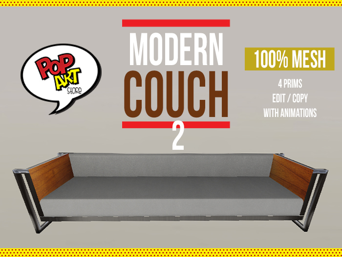 PopArt Store - Modern couch 2- 100% Mesh