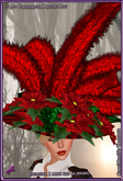 ~LP~ Hat Pointsettia Driving  [BOXED]