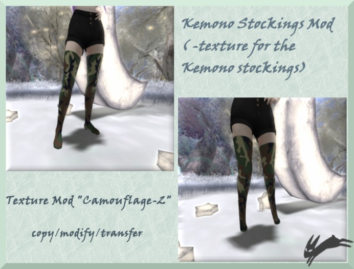 *TBR* Texture Mod for Kemono Stockings "Camouflage-2"