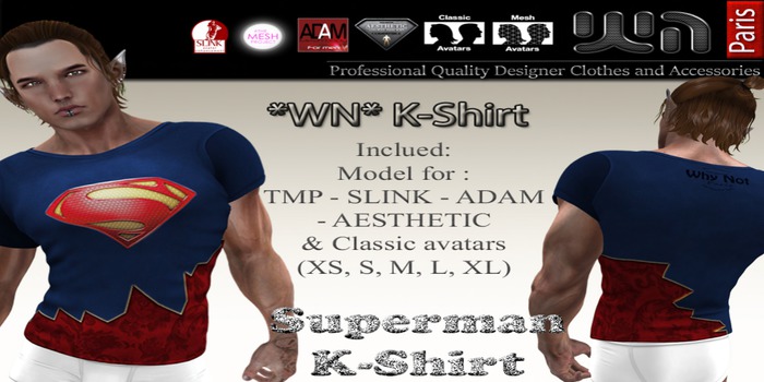 *WN* (K)V-SHIRT -SUPERMAN-