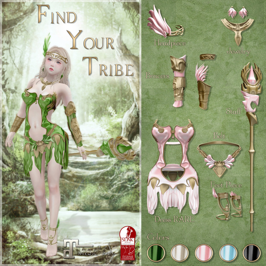 Belle Epoque { Find Your Tribe } Bracers Blue M (Box)