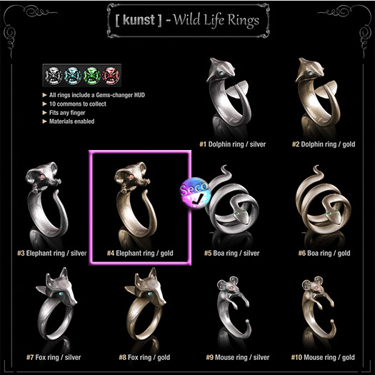.04 [ kunst ] - Elephant ring / gold