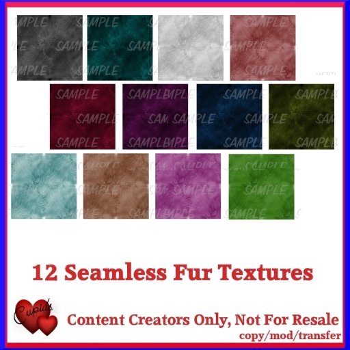 12 Seamless Fur Textures