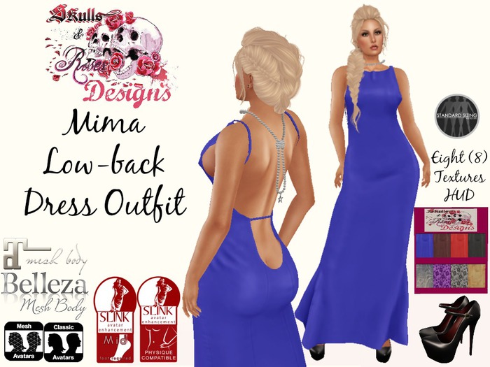 S&R Mima Lowback Dress Outfit 