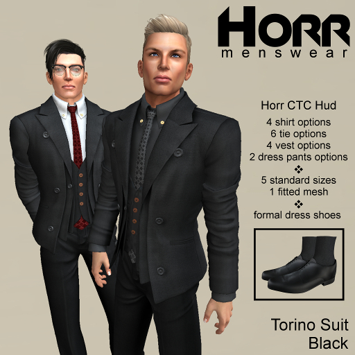 -HORR- Mesh Torino Suit - Black CTC [BOXED]