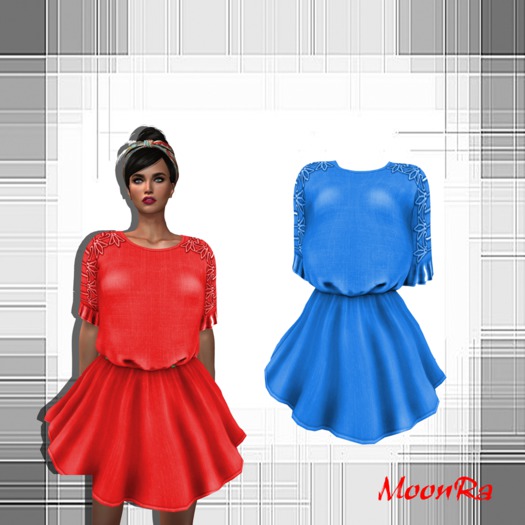 Moon® Short Sleeves Blue