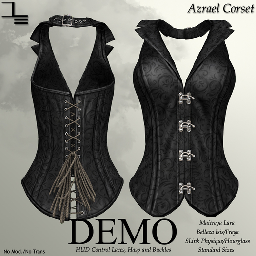 DE Designs - Azrael Corset - DEMO