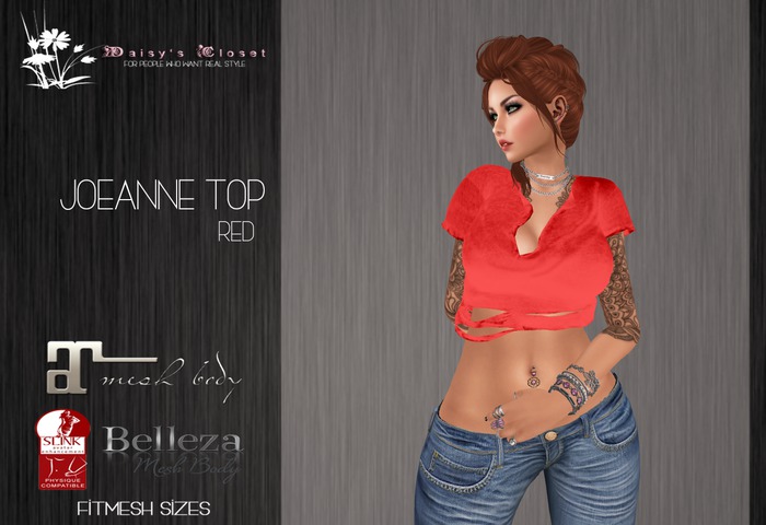 *DC - (Add Me) Joeanne Shirt Red HUD Box*