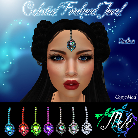 {Melt} Celestial forehead Jewel Pack 2