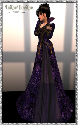 *UniQue* Queen Gown in Purple