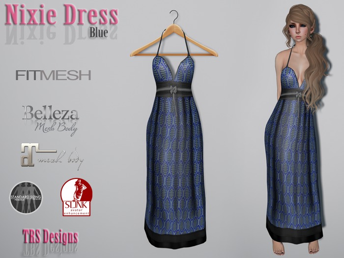 Nixie Dress Blue