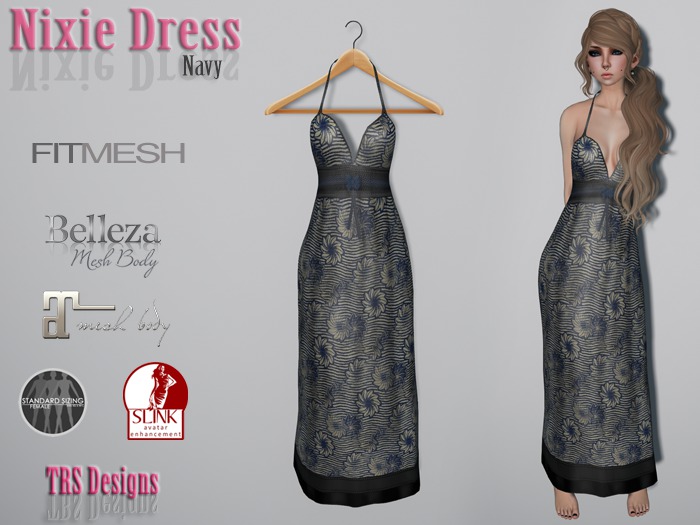 Nixie Dress Navy