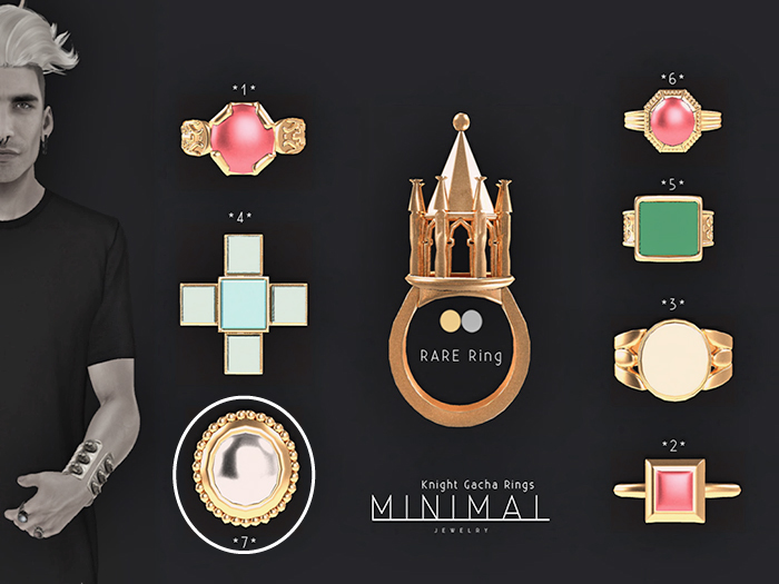 MINIMAL - Knight Ring *7* Silver