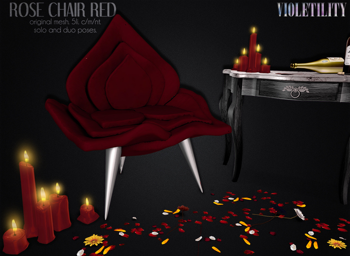 Violetility - Rose Chair [Red]