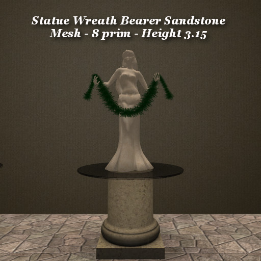 Statue Wreath Bearer Sandstone