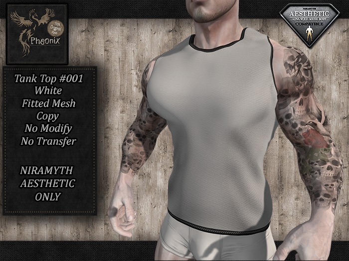 .:Phoenix:. #001 TankTop White
