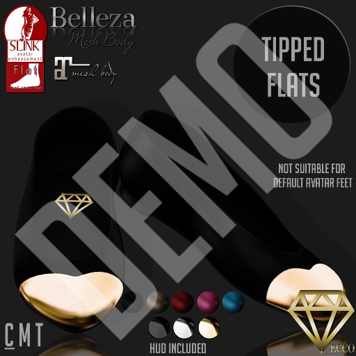 .:ECCO:. Tipped Flats - DEMO