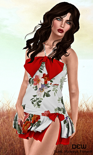"DEW" Melissa dress demo