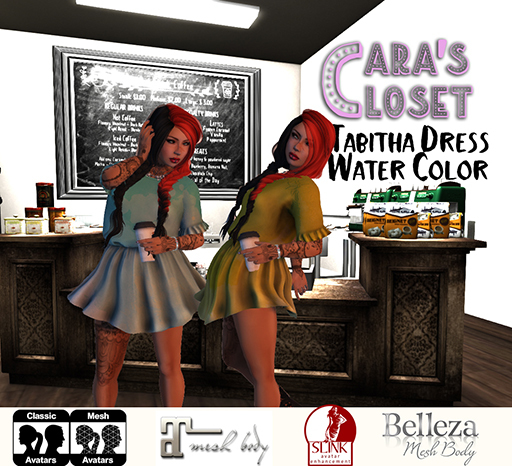 *Cara's* Tabitha WaterColor Dress