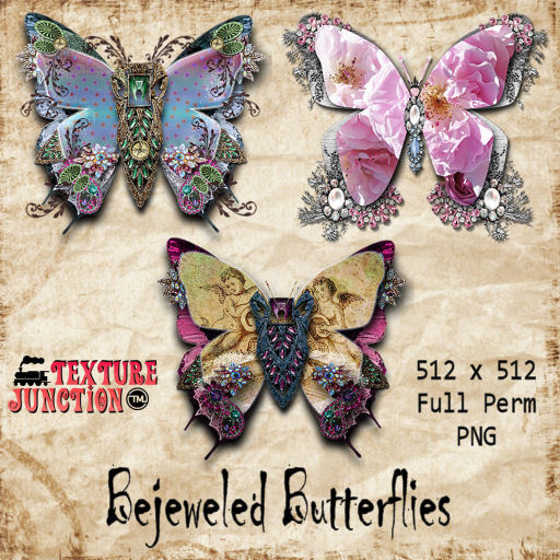 ~TJ~  Bejeweled Butterflies