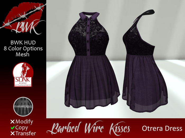 {BWK} Mesh Otrera Dress (Boxed)