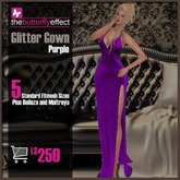 The Butterfly Effect::Glitter Gown Purple