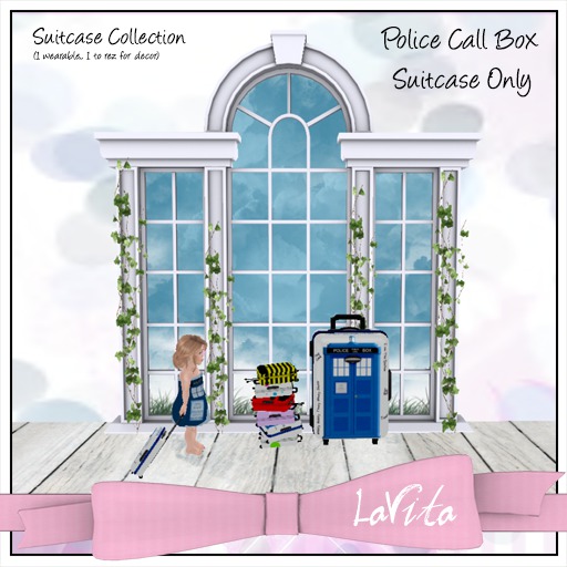 [L.V.] Police Call Box Suitcase