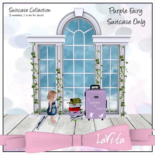 [L.V.] Purple Fairy Suitcase