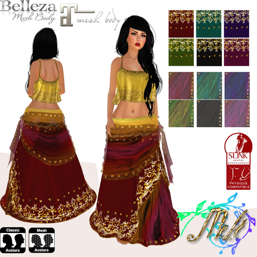 {Melt} Bohemian Princess Skirt Set