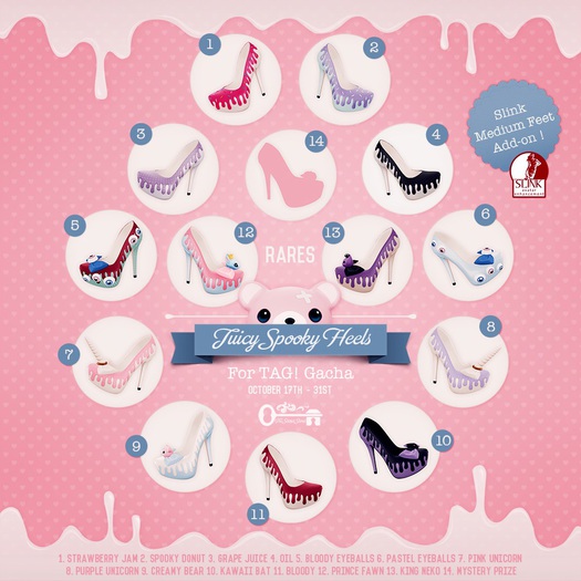 [12]The Secret Store - Juicy Spooky Heels - Prince Fawn RARE