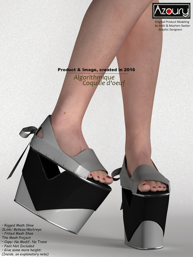 AZOURY - Algorithmique Shoe [Coquille d'oeuf]