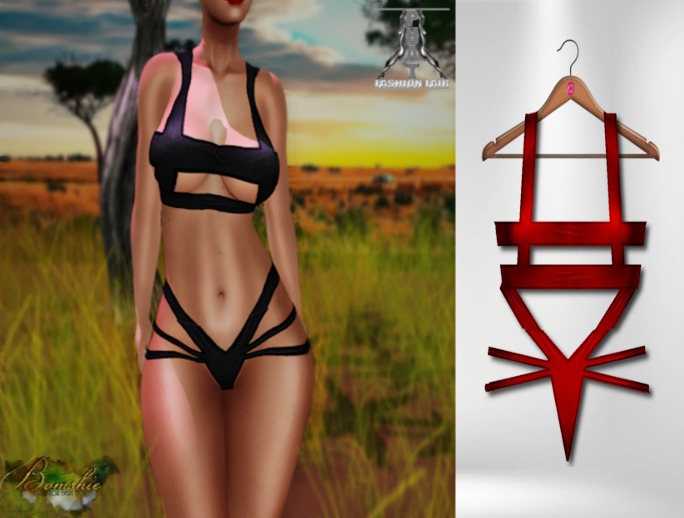 <*>B<*>Effe Red Bikini