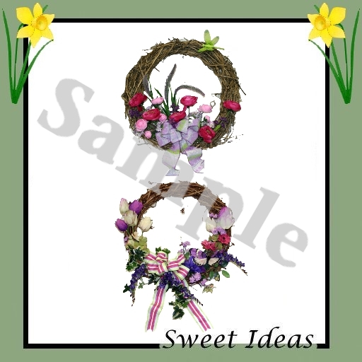 Sweet Ideas * Easter Wreaths Set - Spring (Boxed)