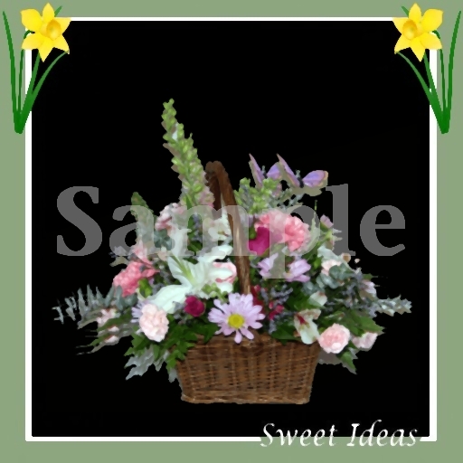 Sweet Ideas * Easter Spring Splendor Bouquet - Dark