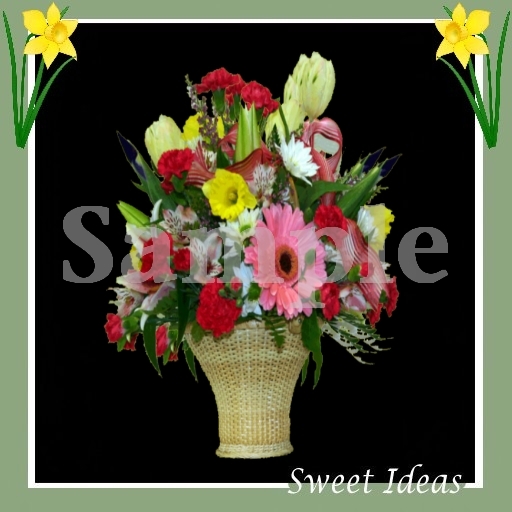 Sweet Ideas * Easter Spring Splendor Bouquet - Light