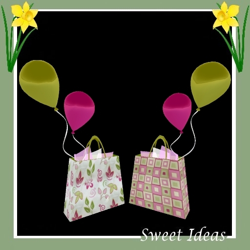 Sweet Ideas * Easter Gift Bags Set - Preppy (Boxed)
