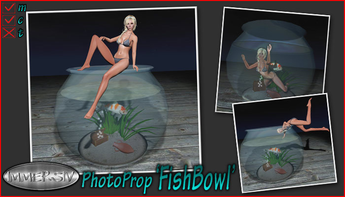 IMMERSIV  -PhotoProp 'Fish Bowl'- (wear to unpack)