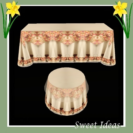 Sweet Ideas * Easter Buffets Roses Set - Ivory (Boxed)