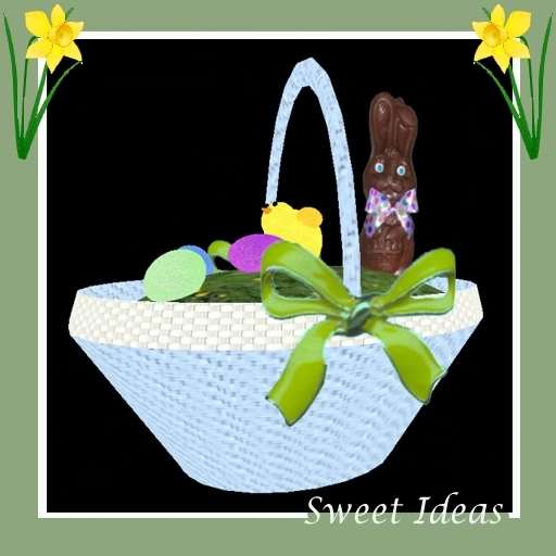 Sweet Ideas * Easter Basket Blue