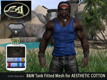 B&W Tank Fitted Mesh COTTON v2