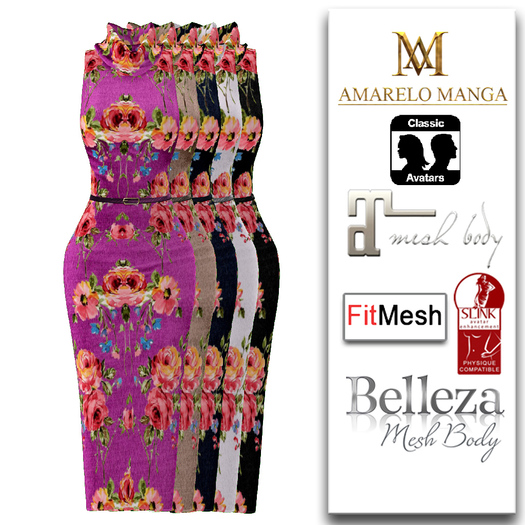 [AMARELO MANGA] - Lu Dress [FATPACK]